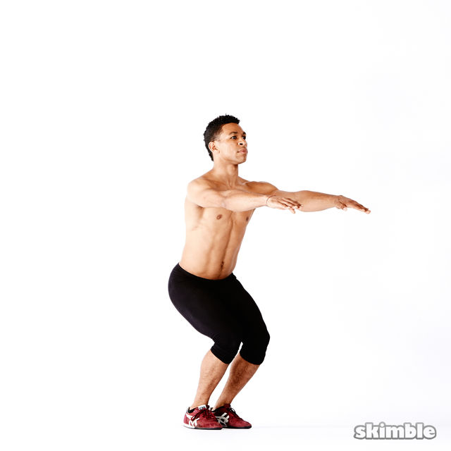 How to do: Narrow Squats - Step 6