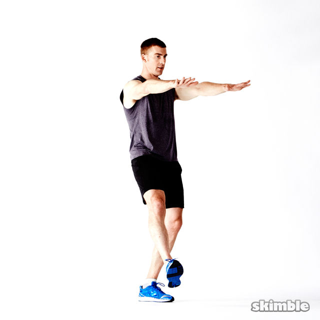 Mummy Kicks Exercise Howto Workout Trainer by Skimble