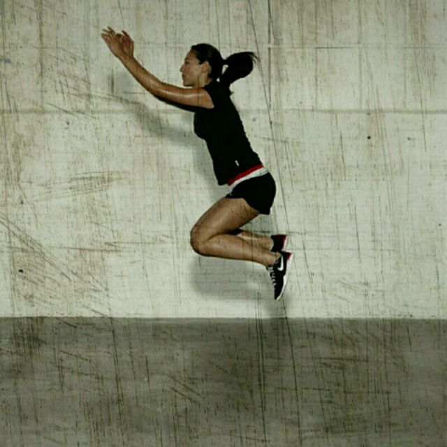 Broad Jumper Exercise Howto Workout Trainer by Skimble