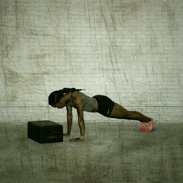 Burpee Box Jumper Exercise Howto Workout Trainer by Skimble