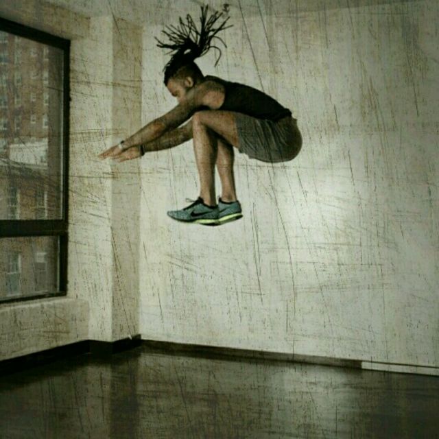 Burpee Tuck Jumper Exercise Howto Workout Trainer by Skimble