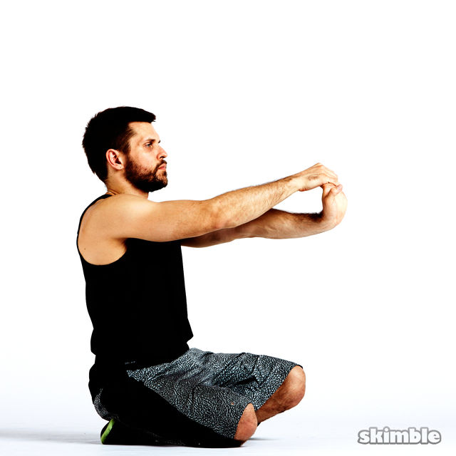 Wrist Extensor Stretches Exercise Howto Workout Trainer by Skimble