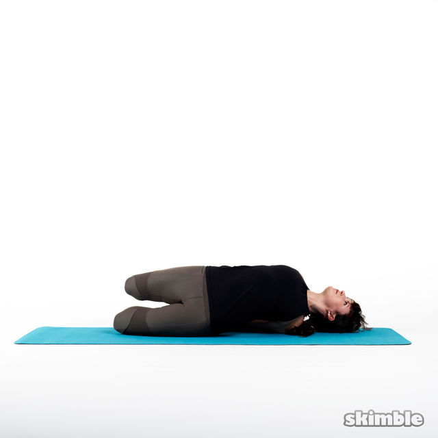 Sideways Bow Pose Exercise Howto Workout Trainer by Skimble