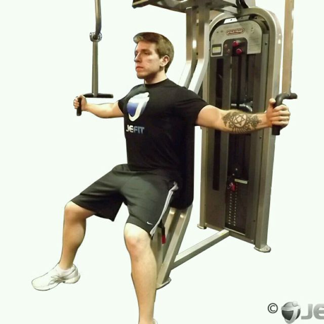 Machine Chest Fly by Dane Mc Exercise Howto Skimble