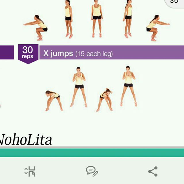 X Jump by Gracie D. Exercise Howto Skimble Workout Trainer