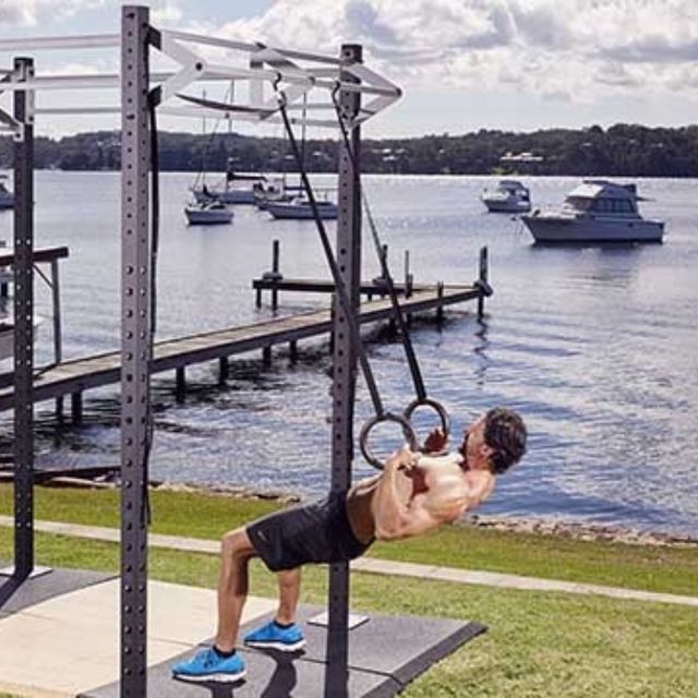 False Grip Body Row by Damien R. Exercise Howto Skimble