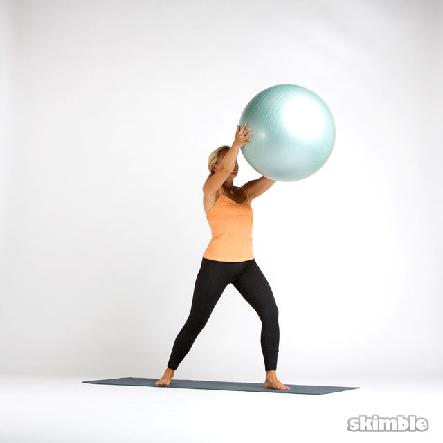 Ball Sways Exercise Howto Workout Trainer by Skimble
