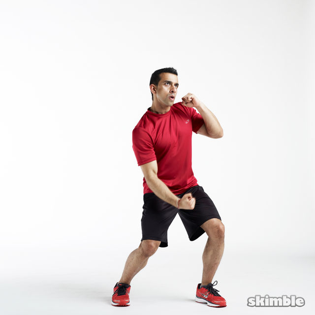 Upper Cuts Exercise Howto Workout Trainer by Skimble