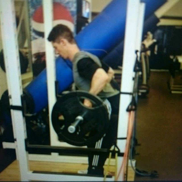 Standing Barbell Row by Tony S. Exercise Howto Skimble