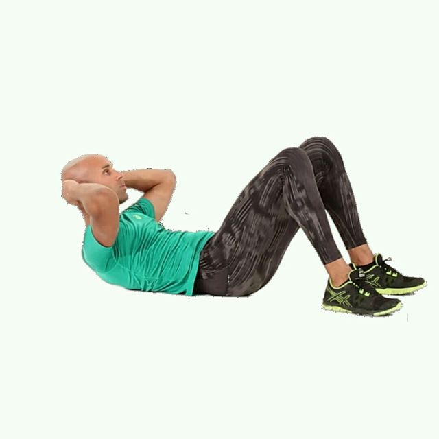 IT Glute Bridge And Crunch Exercise Howto Workout Trainer by Skimble