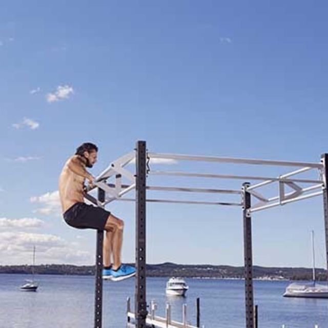 Muscle Up Jump Bar Exercise Howto Workout Trainer by Skimble