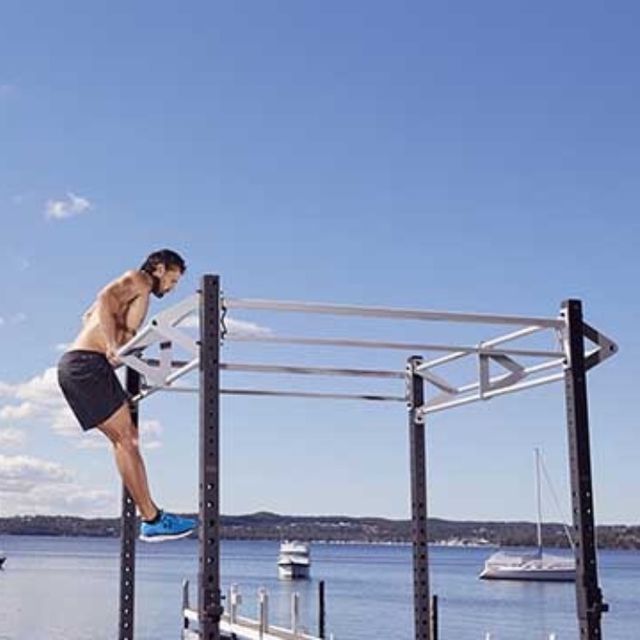 Muscle Up Jump Bar Exercise Howto Workout Trainer by Skimble