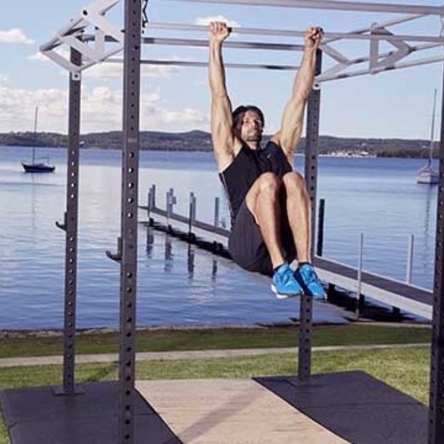 Hanging Knee Raise by Damien R. Exercise Howto Skimble