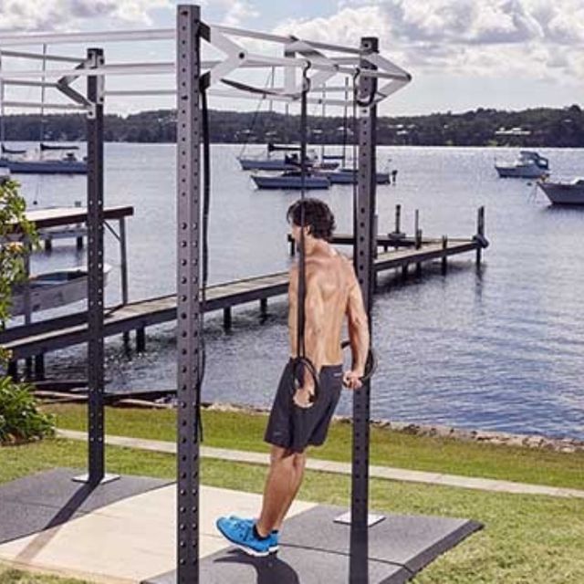 Iron Cross Practice Straight Legs Exercise Howto