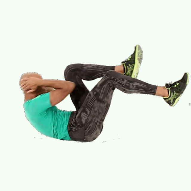 IT Bicycle Crunch Exercise Howto Workout Trainer by Skimble