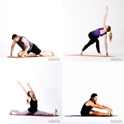stretching