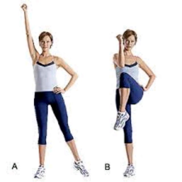 Opposite Elbow To Knee Exercise Howto Workout Trainer