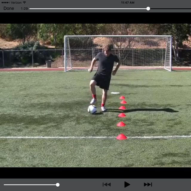 Cone Drill Pull Backs by Stephen G. Exercise Howto Skimble
