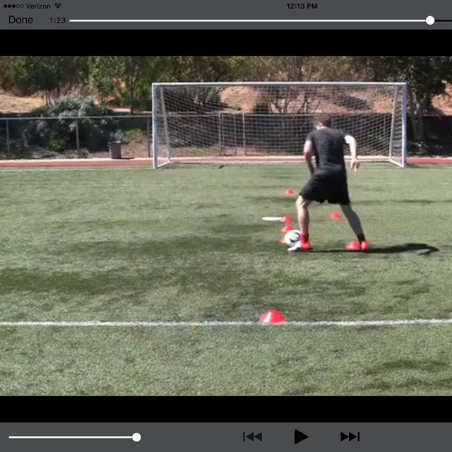 Cone Drill Pulling V Accelerated by Stephen G. Exercise Howto Skimble