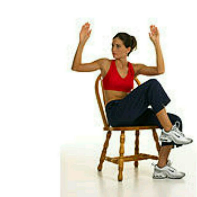 Seated Crossover by Sonia R. Exercise Howto Skimble
