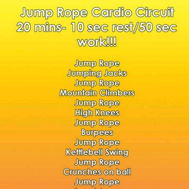 Jump Rope Cardio Circuit Best Intense Workout by Raven B. Skimble