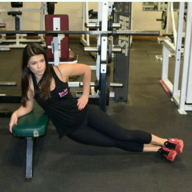 Bench Side Bend by Pavel B. Exercise Howto Skimble