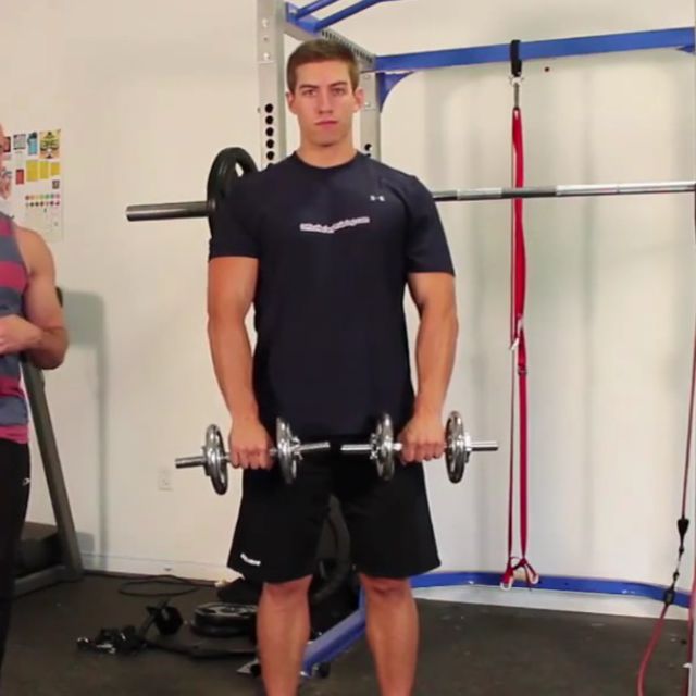 Cuban Press Exercise Howto Workout Trainer by Skimble