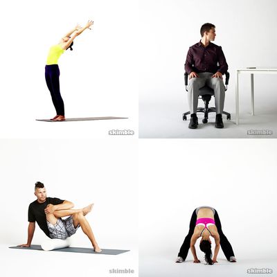 stretching