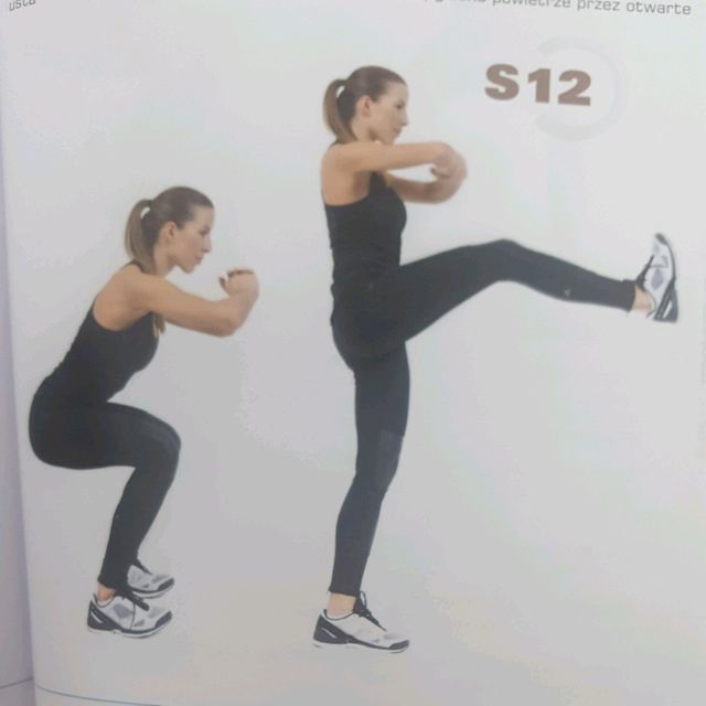 Squat And Kick Leg by Agnieszka Bianka S. Exercise Howto Skimble