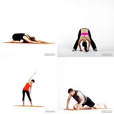 stretching