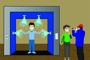 sanitizing station