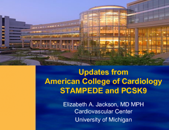 Late Breaking Clinical Trials STAMPEDE (Bariatric Surgery