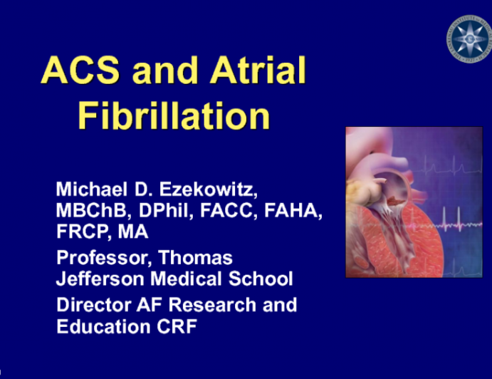 Case 4 The Patient With Atrial Fibrillation Presenting With An Acute 