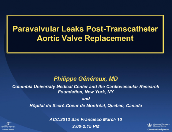 Paravalvular Leaks Post Transcatheter Aortic Valve Replacement Tctmd Com San diego, ca—despite rapid advances in tavr technology, paravalvular leak (pvl) still remains a problem for many patients, with more serious leaks being linked to worse outcomes down the road. tctmd
