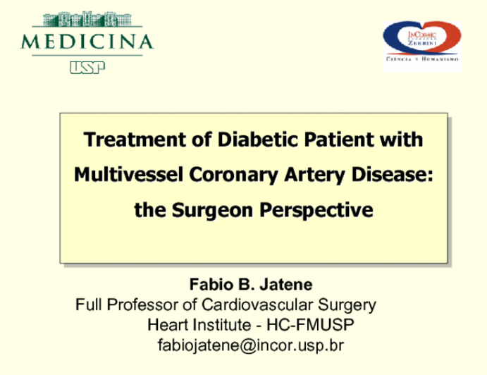 Treatment Of Diabetic Patient With Multivessel Coronary Artery Disease The Surgeon Perspective Tctmd Com