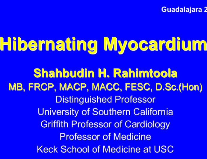 Hibernating Myocardium Tctmd