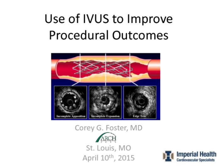 Use of IVUS to Improve Procedural Outcomes | tctmd.com