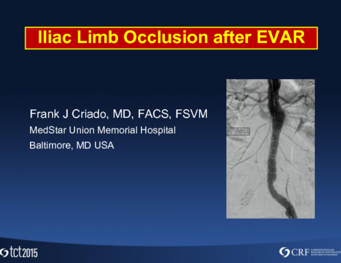 Graft Limb Occlusion After EVAR A Historical Footnote?