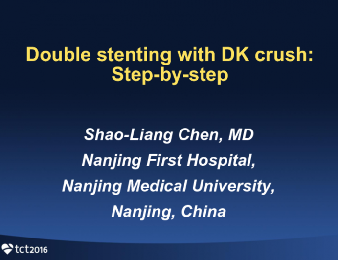 Double Stenting With DK-Crush: Step-by-step | tctmd.com
