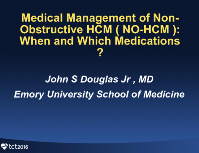 Non Obstructive Hcm Non Obstructive Hcm