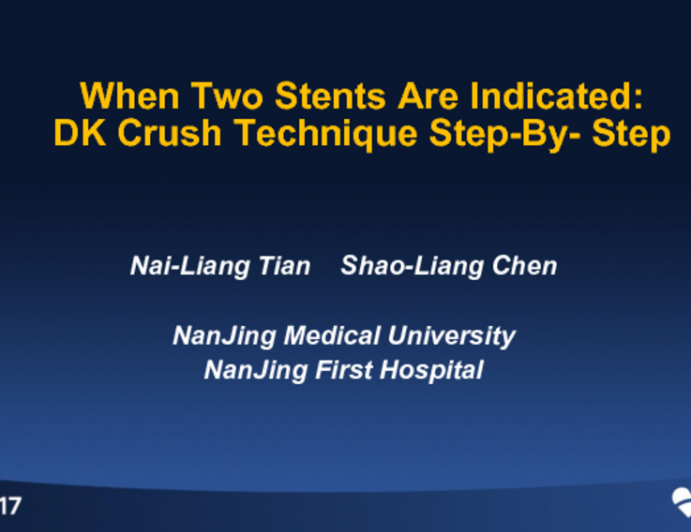 When Two Stents Are Indicated: DK Crush Technique Step-by-step (With ...