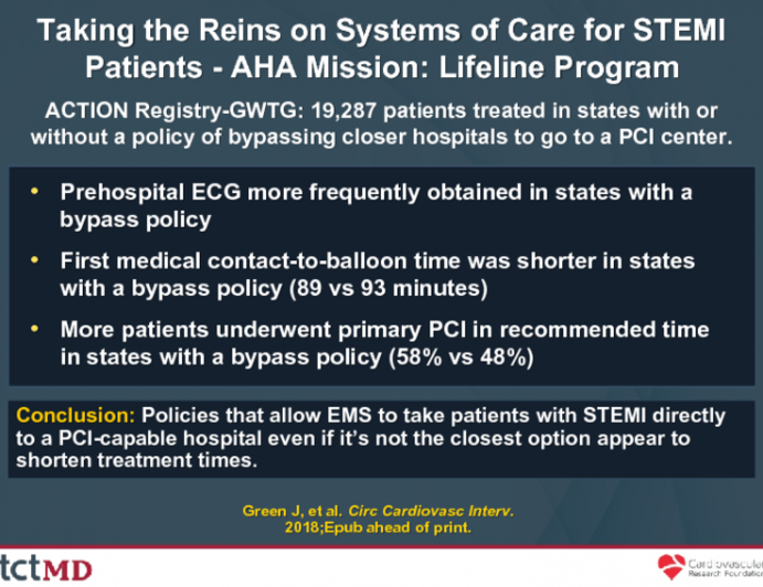 Taking The Reins On Systems Of Care For Stemi Patients Aha Mission Lifeline Program Tctmd Com