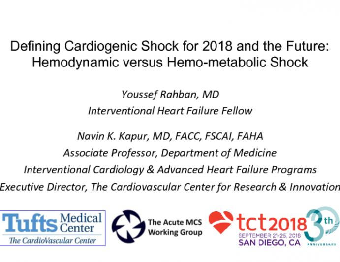 Defining Cardiogenic Shock For 18 And The Future Hemodynamic Vs Hemometabolic Shock Tctmd Com