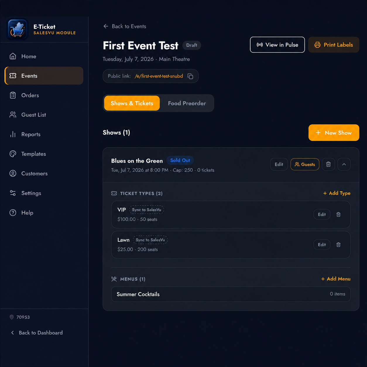 E Ticket screenshot 1