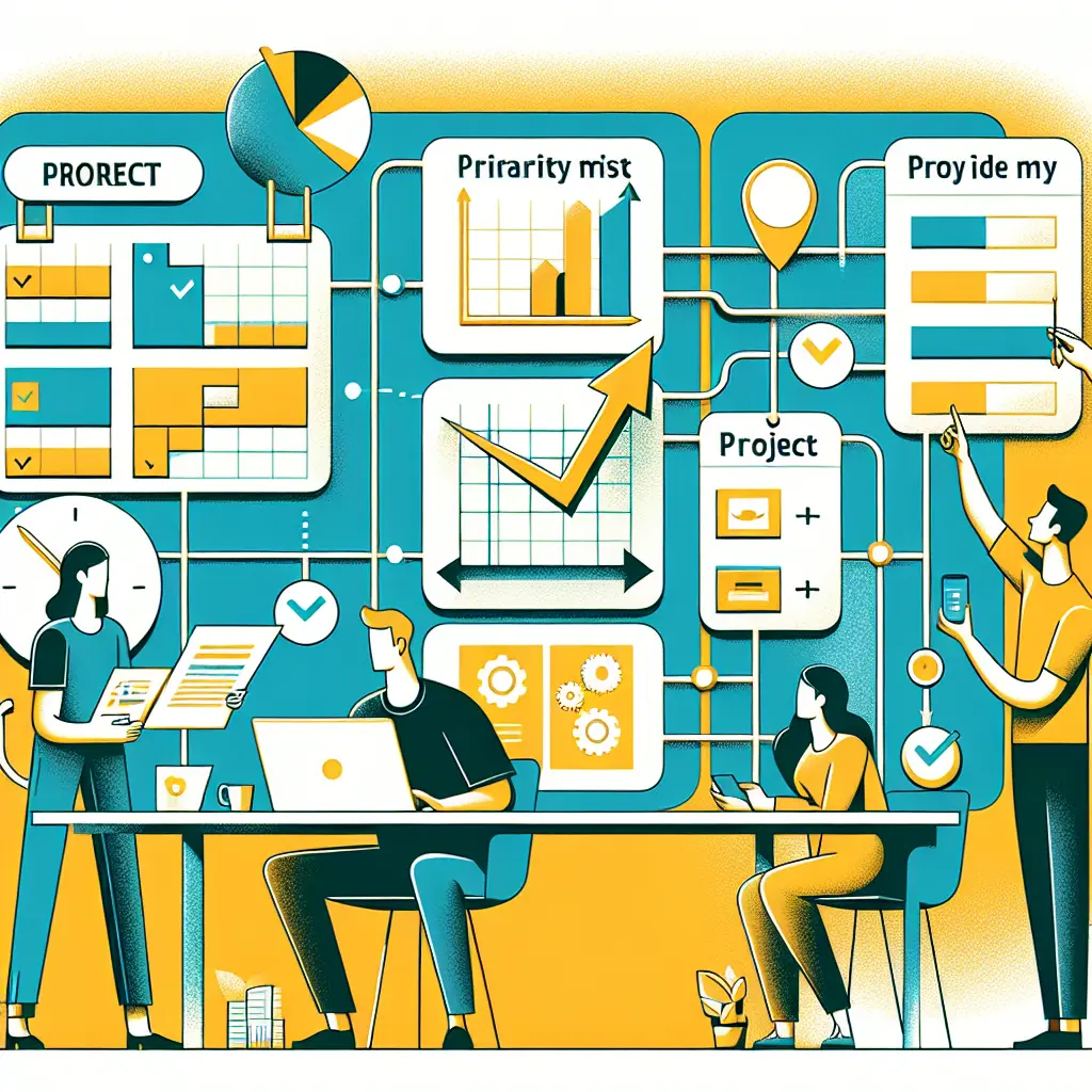 Collaborative Task Tracking Project template in Priority Matrix