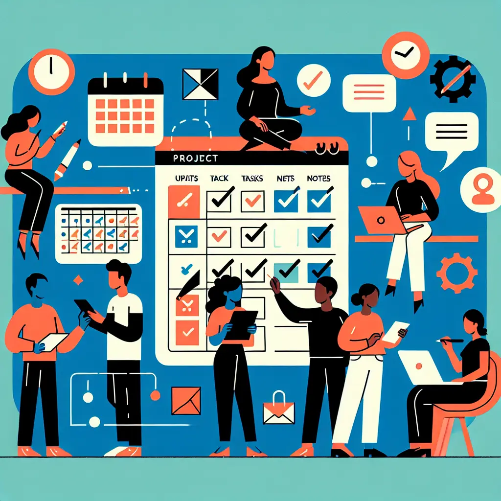 Team Project for Task Tracking and Sharing template in Priority Matrix