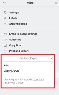 How To Export Data From Trello