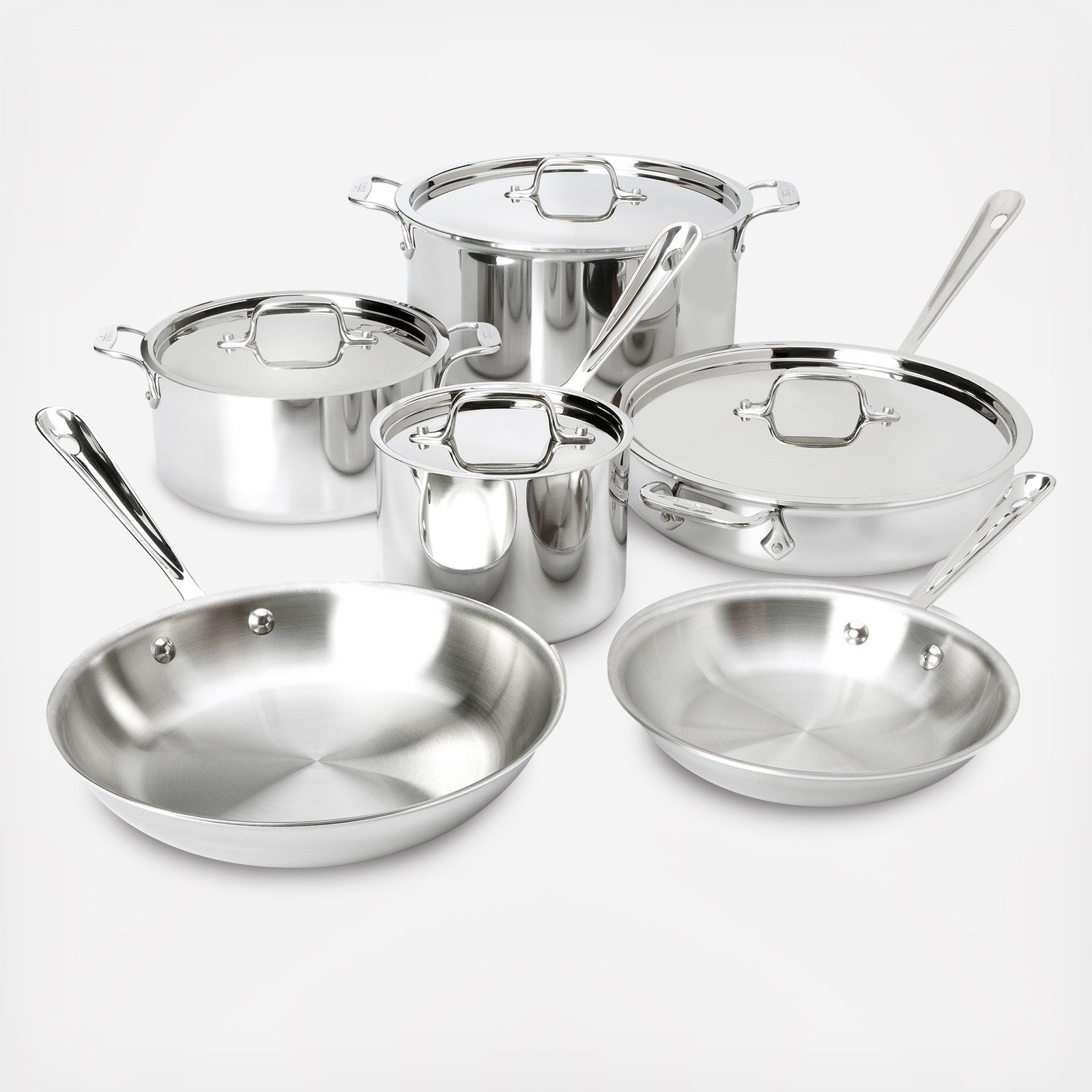011644502775 UPC All Clad 10 Piece Stainless Cookware Set Cmmf UPC