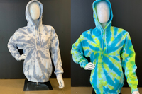 Tie-Dyed Hooded Sweatshirt