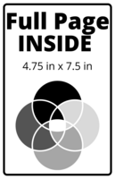 Playbill Advertising Full Page Inside - B&W